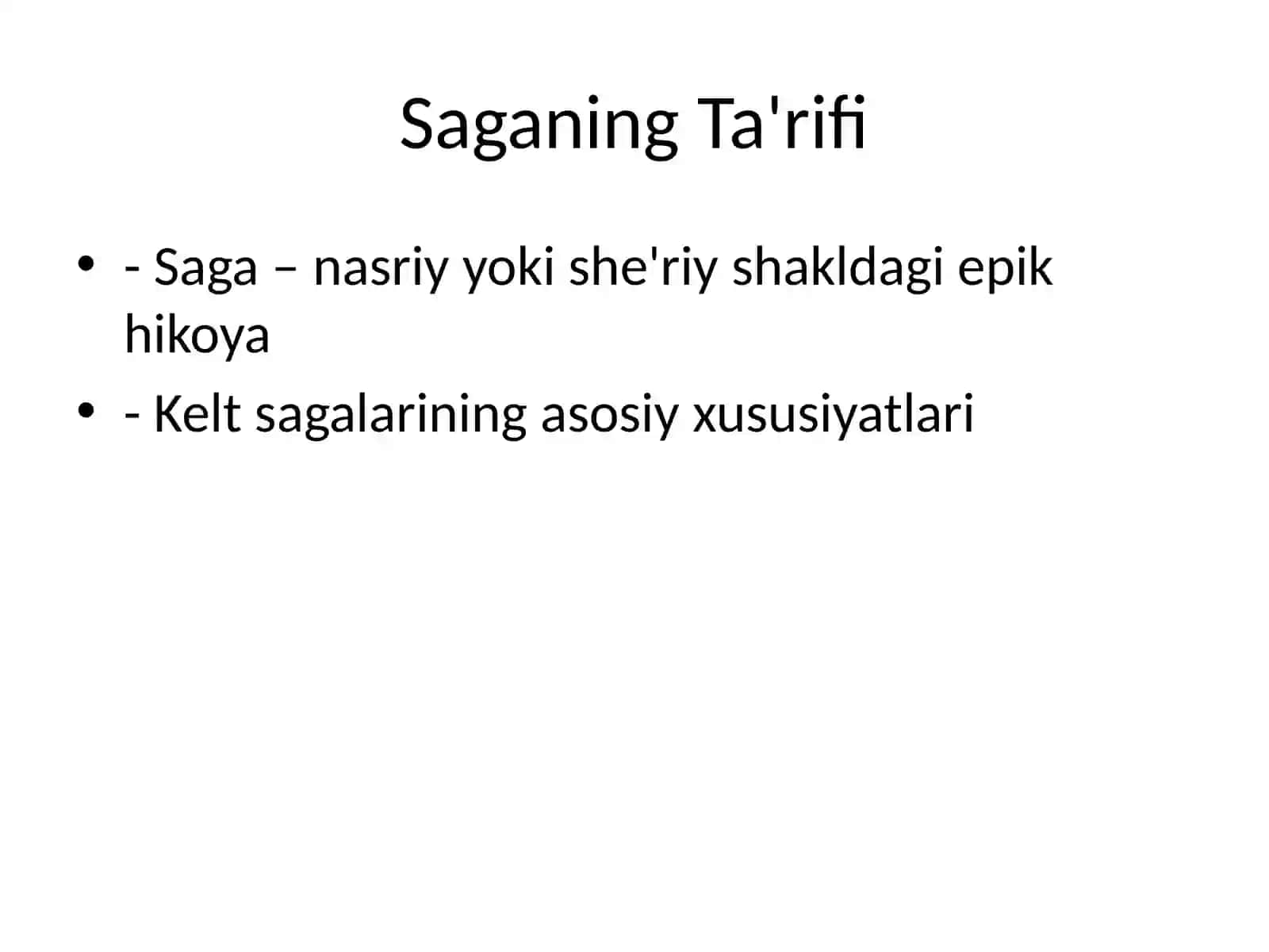 Kelt xalqlari epik ijodi: bardlar va filidlar tomonidan ijod etilgan sagalar 4