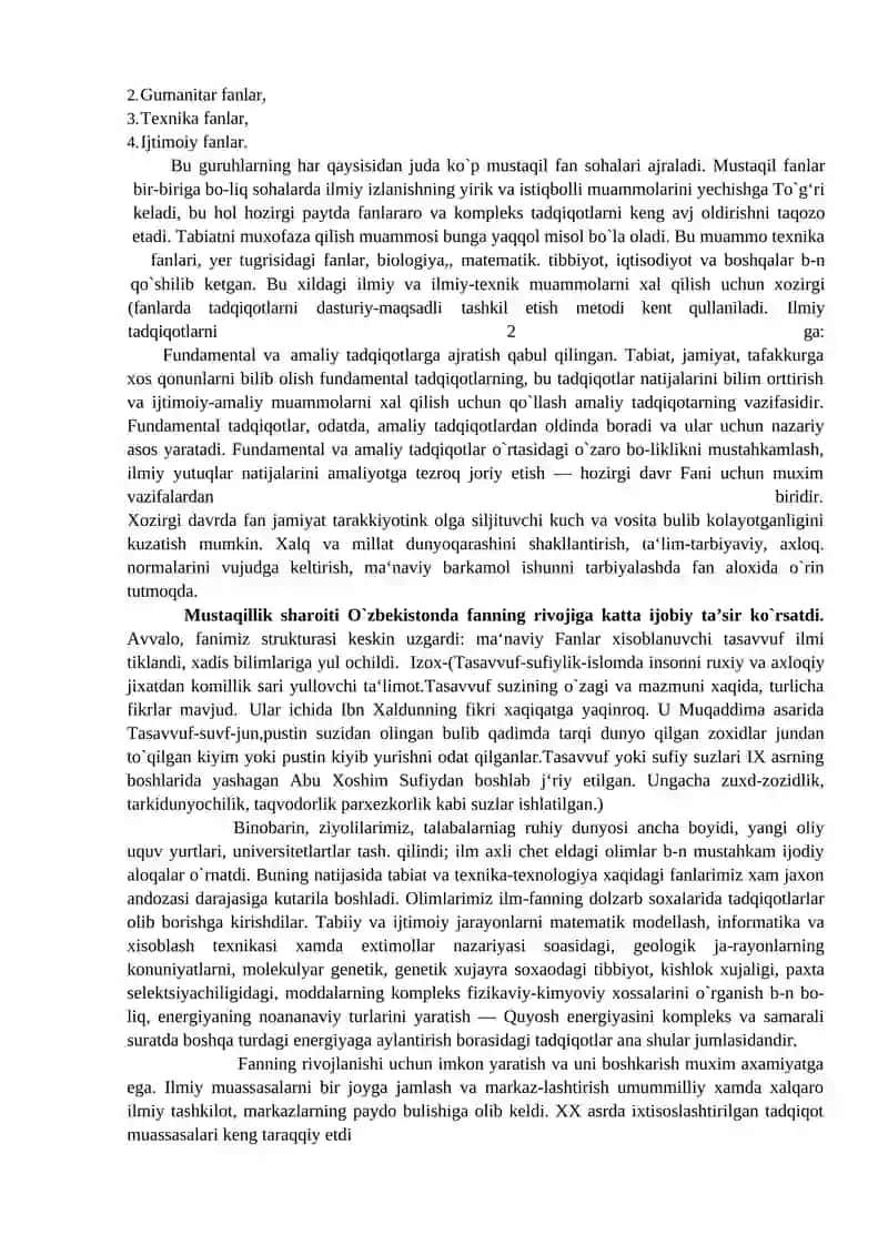 Fan va texnika tarixi fanining maqsad va vazifalari 4