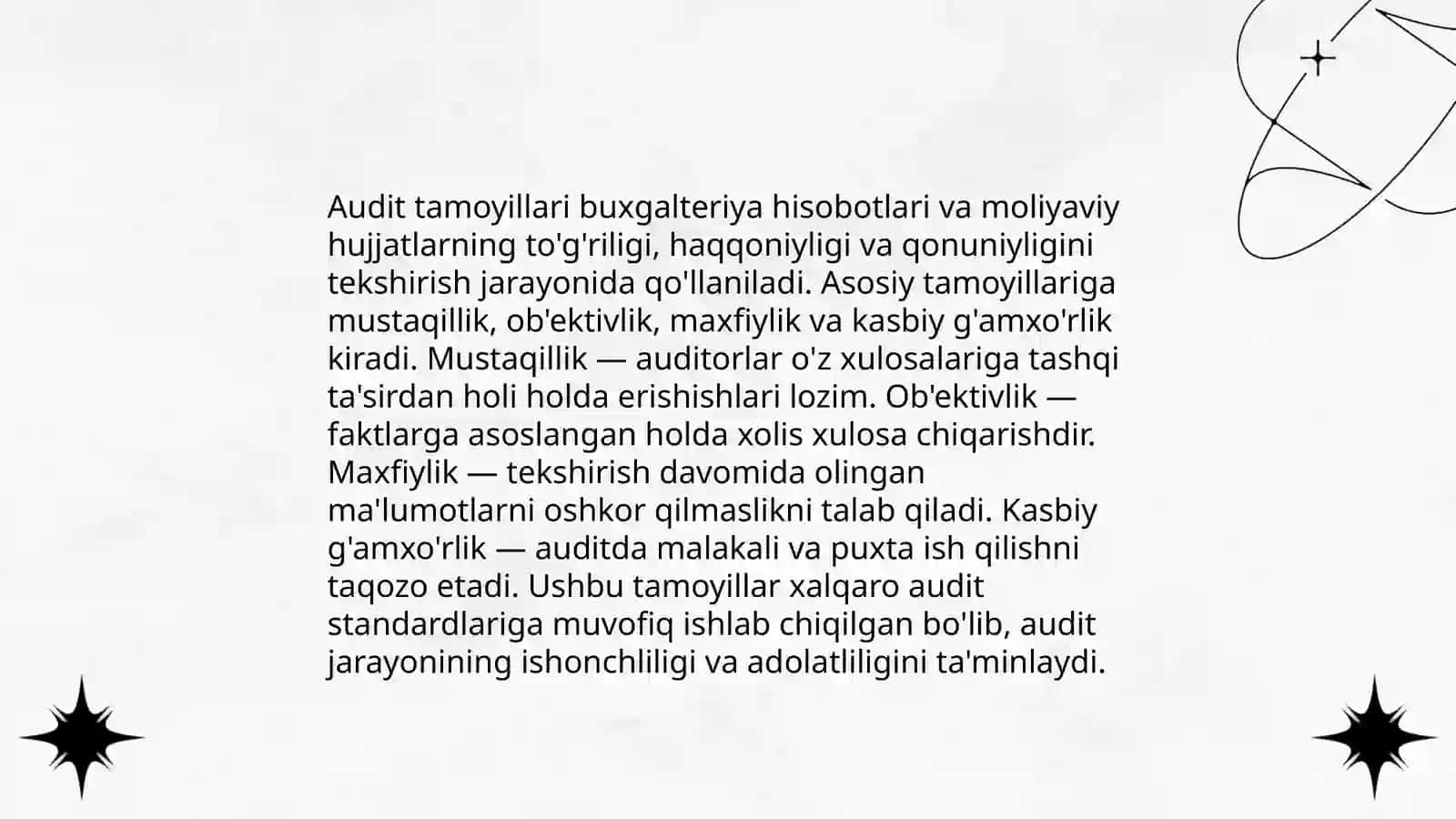 Moliyaviy hisobot auditining xususiy usullari 4