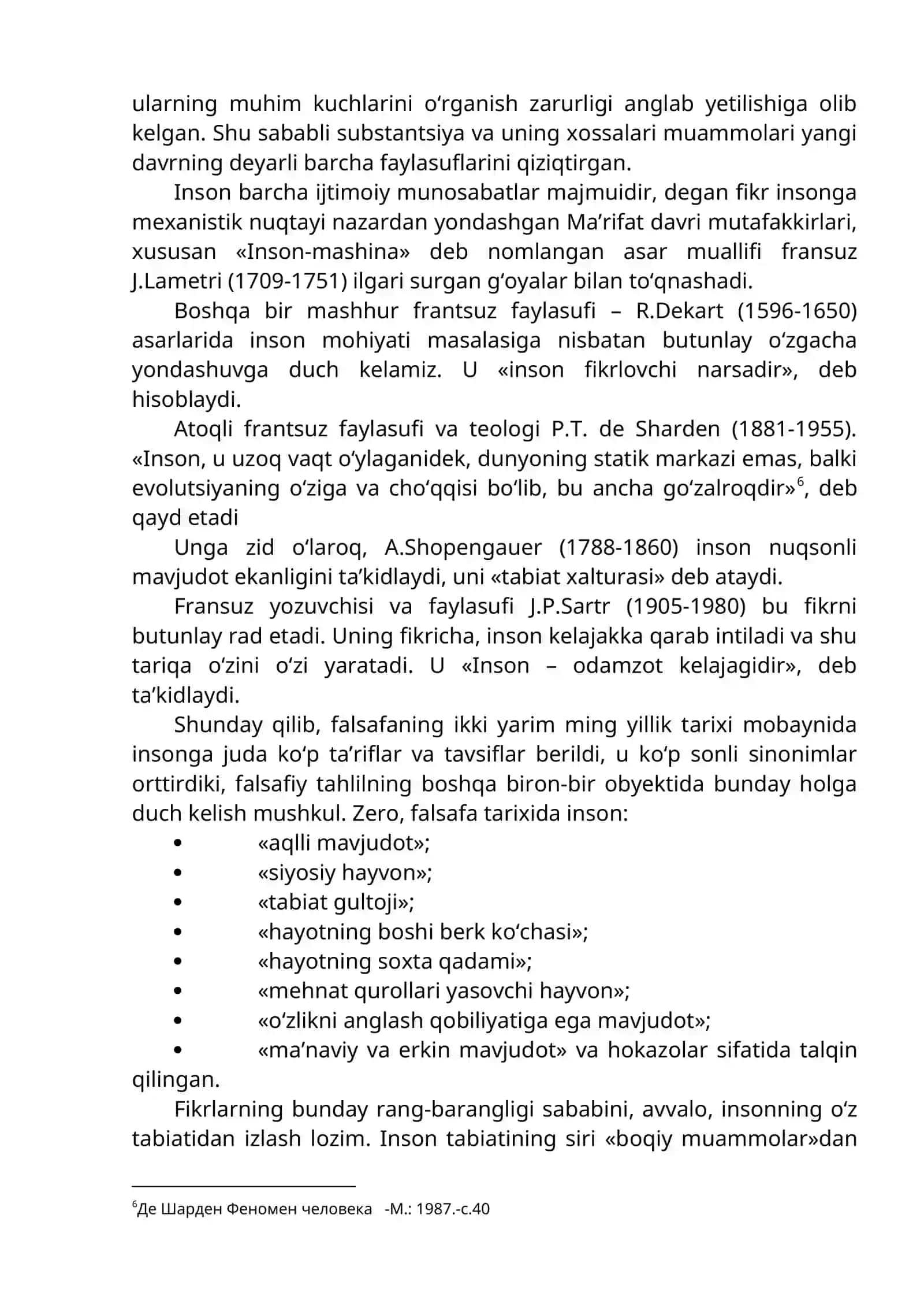 Inson falsafasi (Falsafiy antropologiya) 4