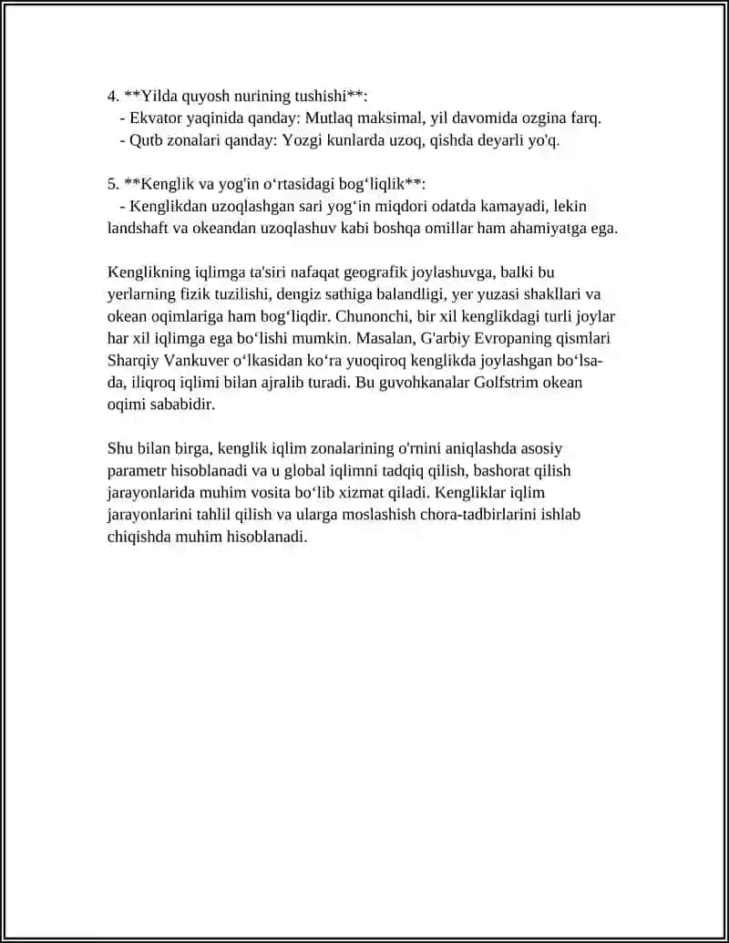 GEOGRAFIK OMILLARNING IQLIMGA TA’SIRI 4