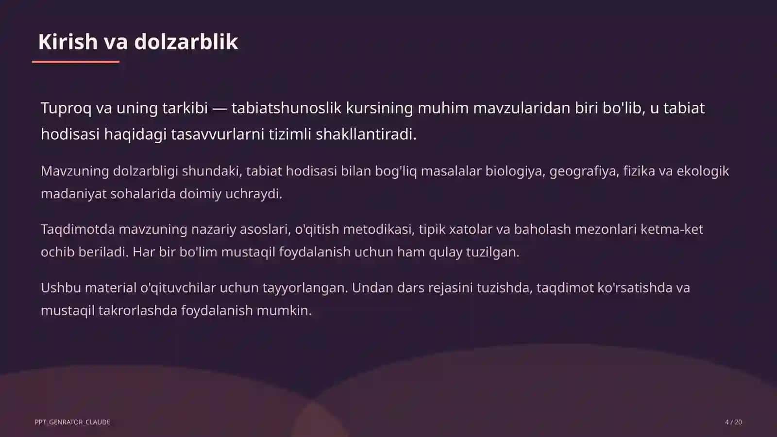 Tuproq va uning tarkibi (2-sinf) 4