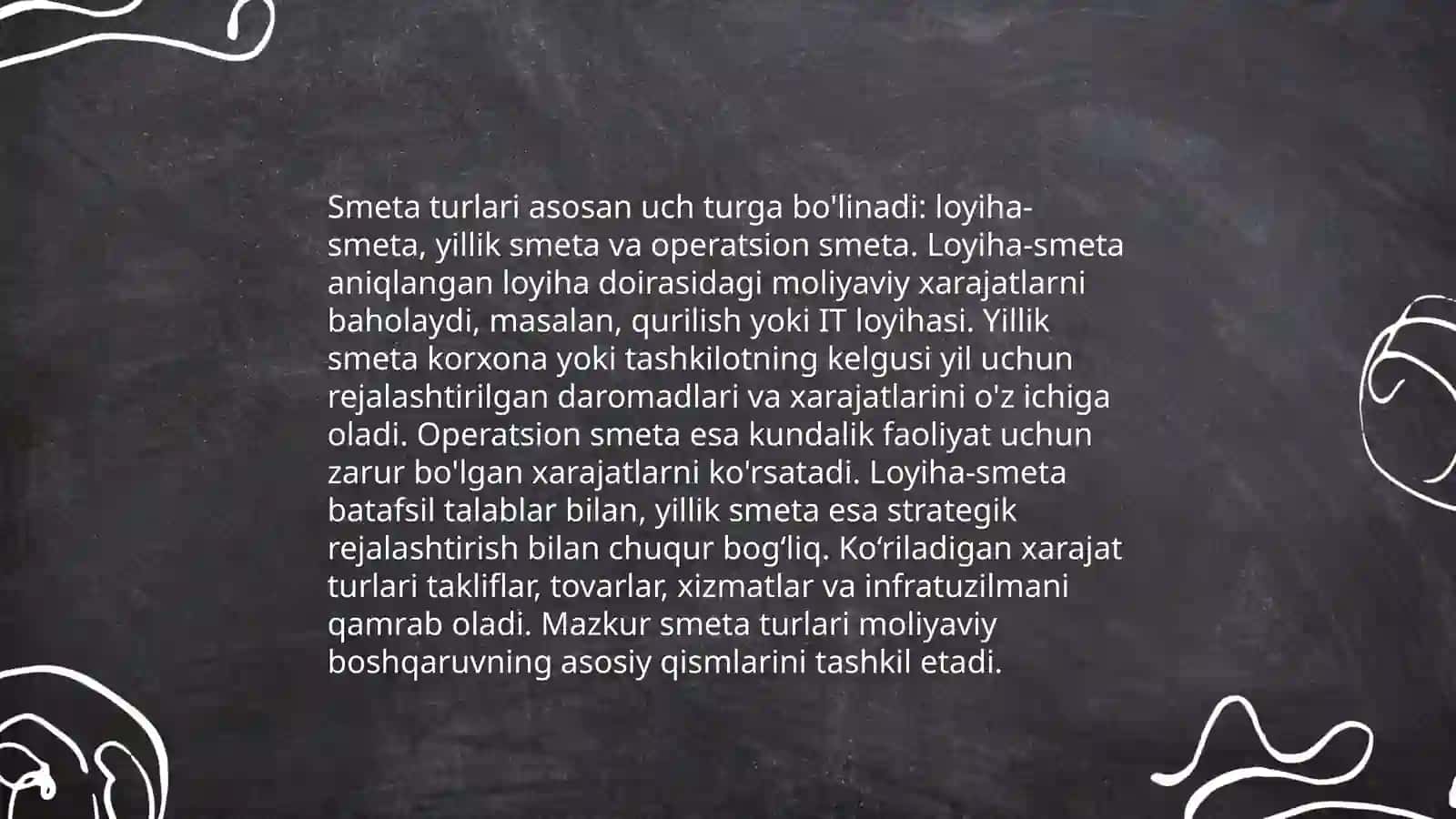 Smeta - davlat moliyaviy hujjat sifatida 4