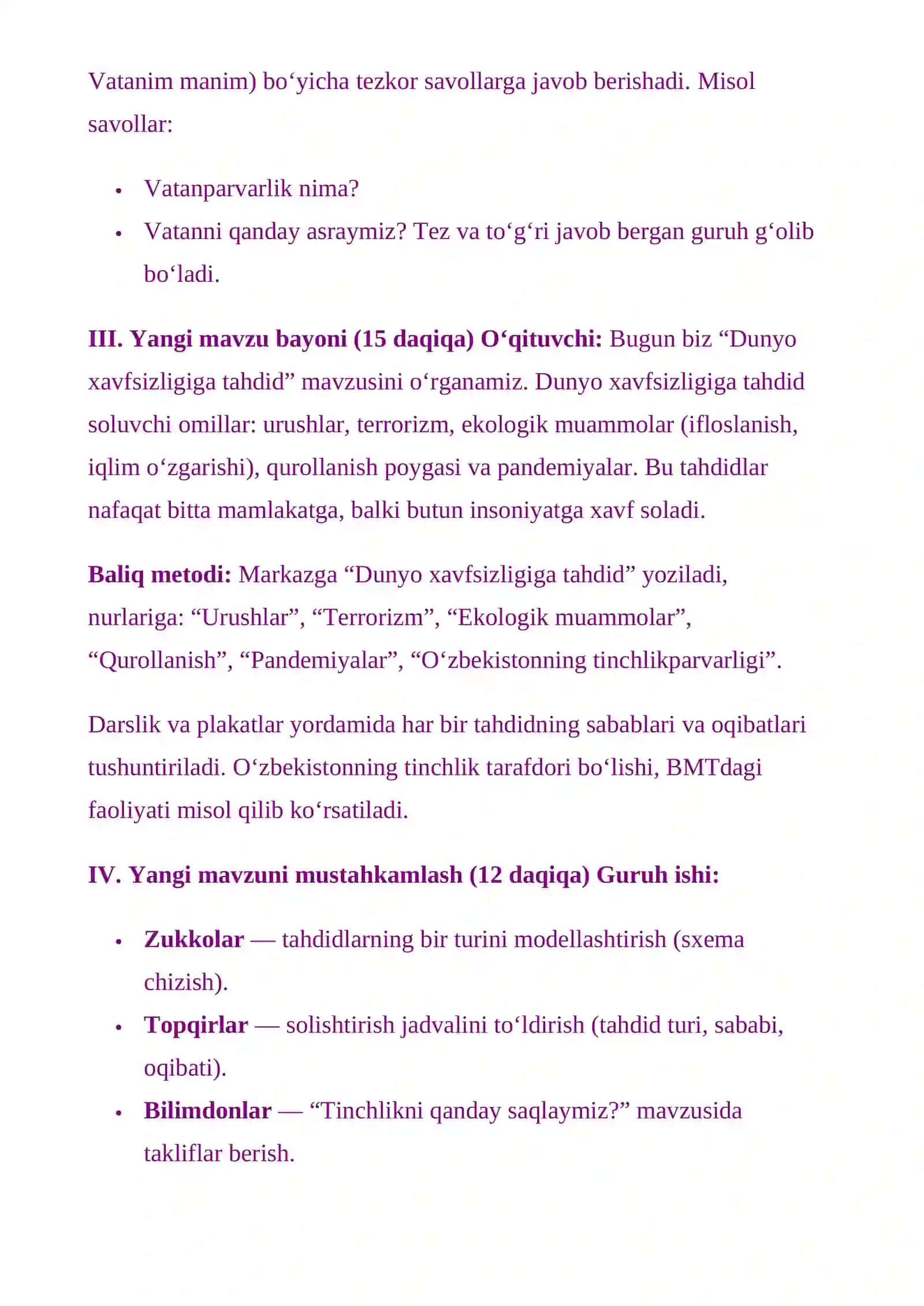 Dunyo xavfsizligiga tahdid 4