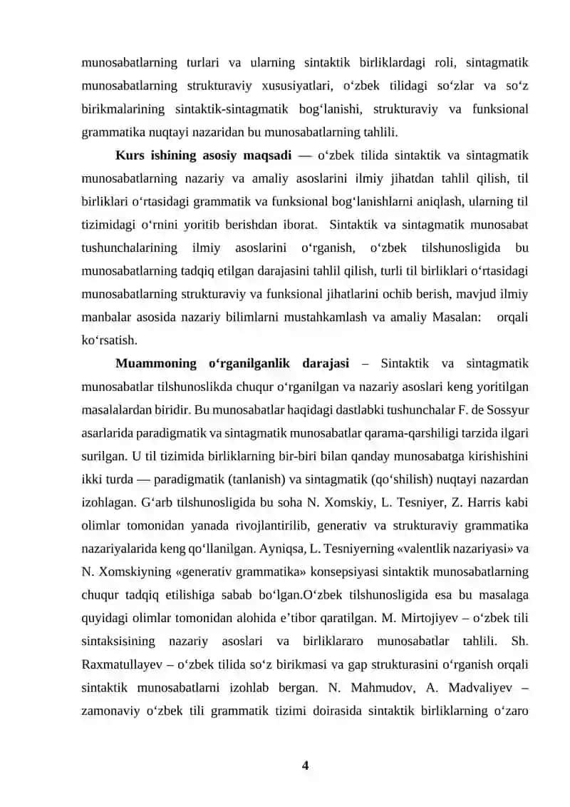 Sintaktik va sintagmatik munosabat 4