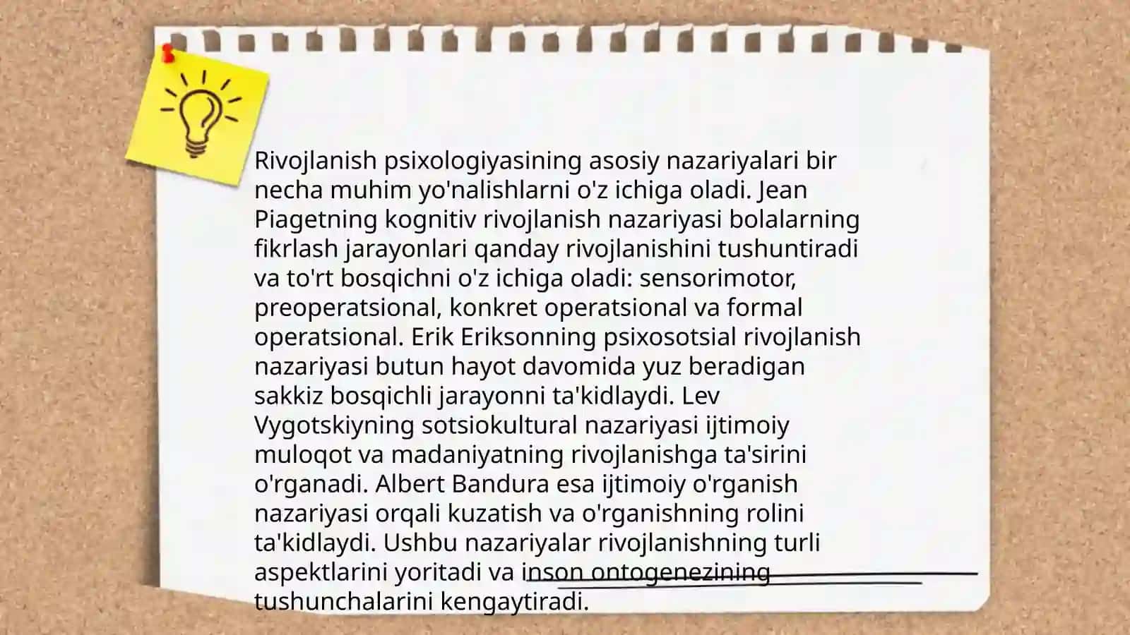 Rivojlanish psixologiyasi va uning turlari 4