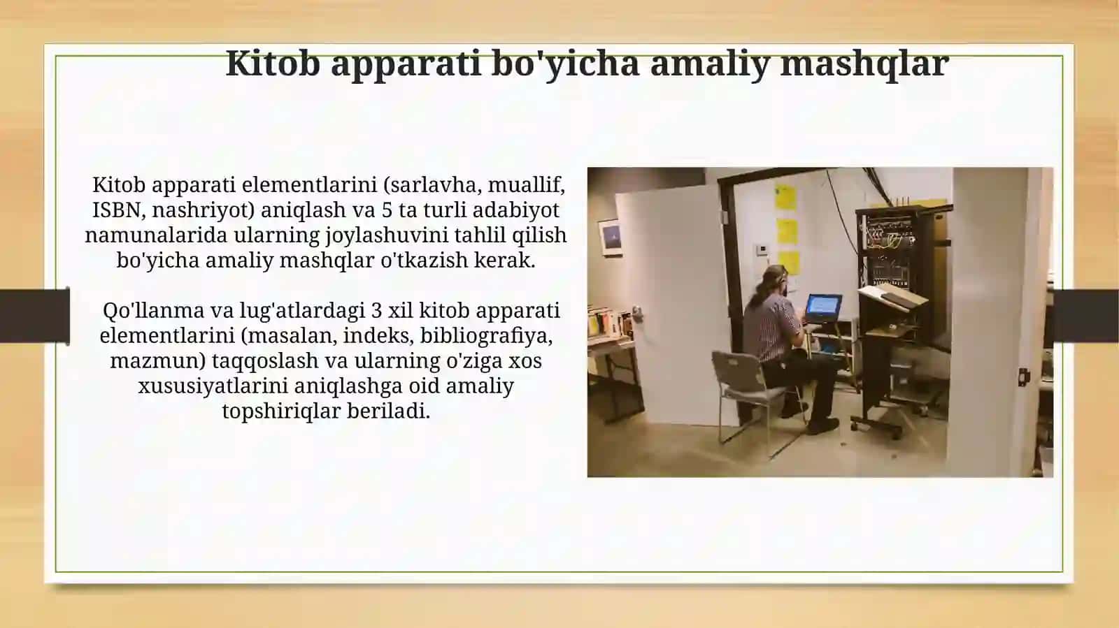 Kitob Apparati bilan ishlash 4