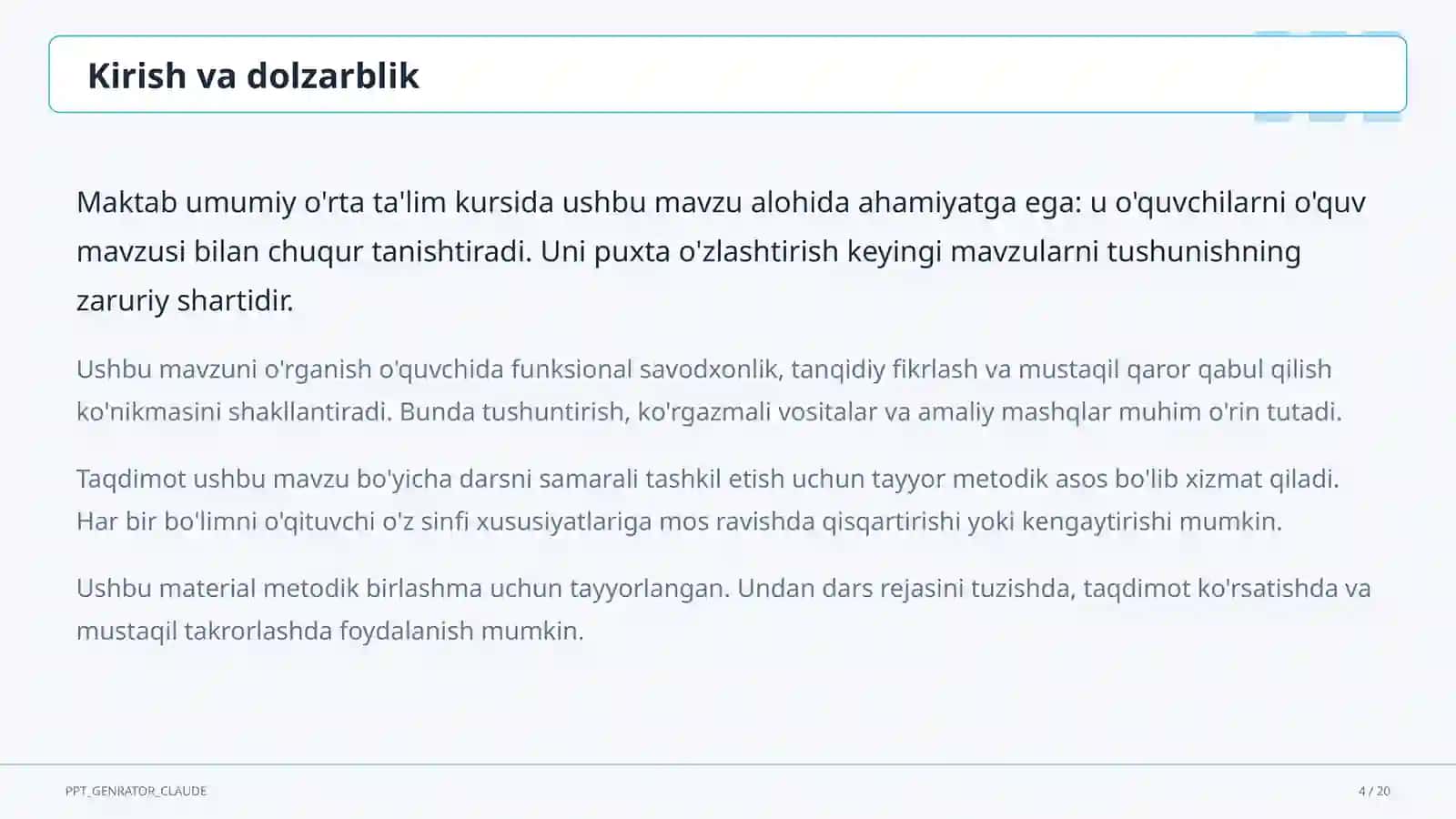 PIRLS va TIMSS xalqaro baholash dasturlariga tayyorgarlik: topshiriq turlari va misollar 4