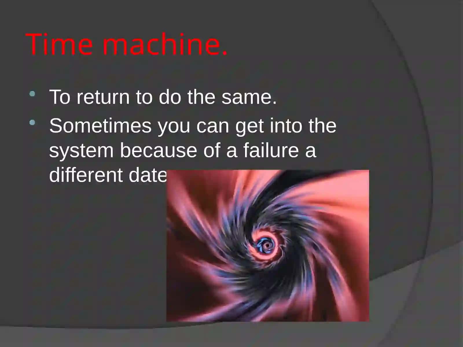 Time machine 4