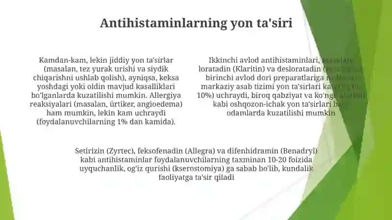 Antihistaminlar 4