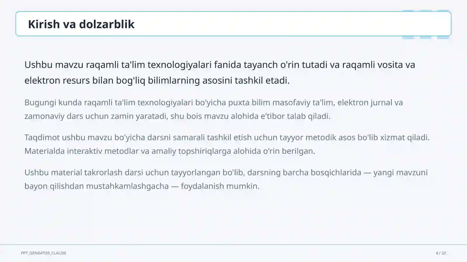 Ta'lim analitikasi: o'quvchi natijalarini tahlil qilish 4