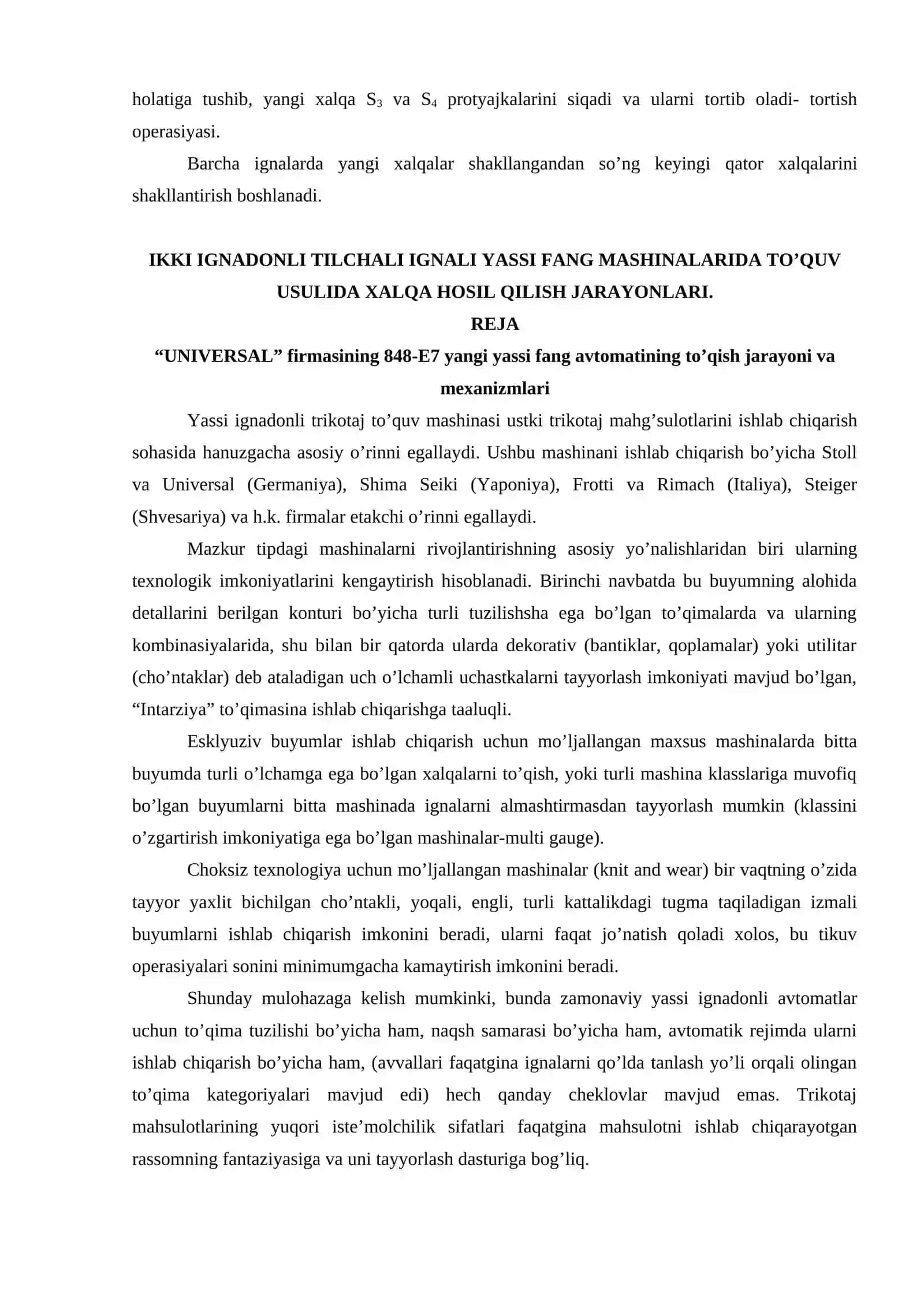 Trikotaj mashinalari ishchi a'zolari va ularning vazifalari 4