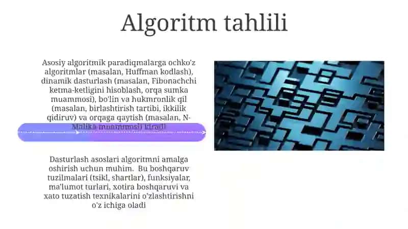 Algoritmlash va dasturlash asoslari 4