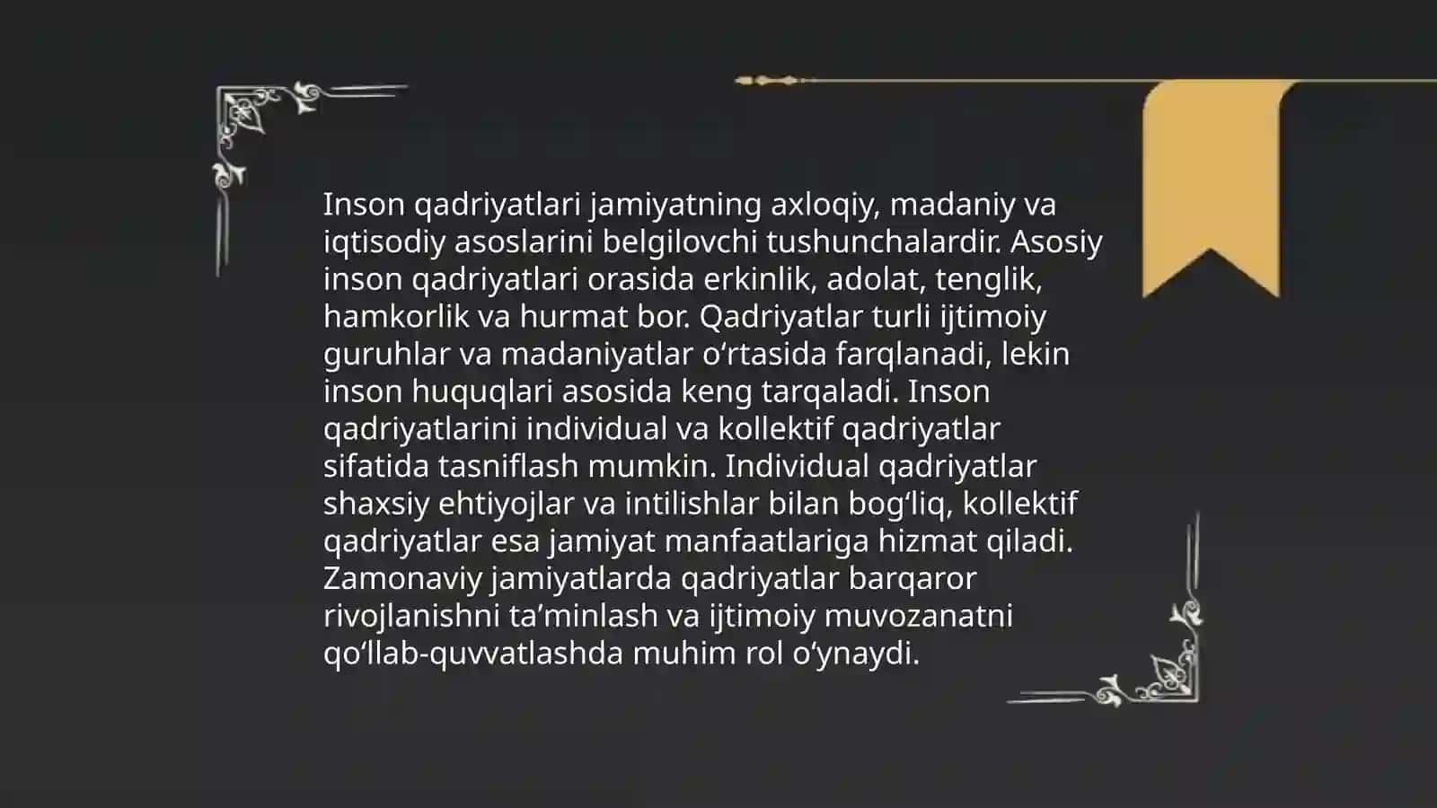 Qadriyatlar falsafasi 4