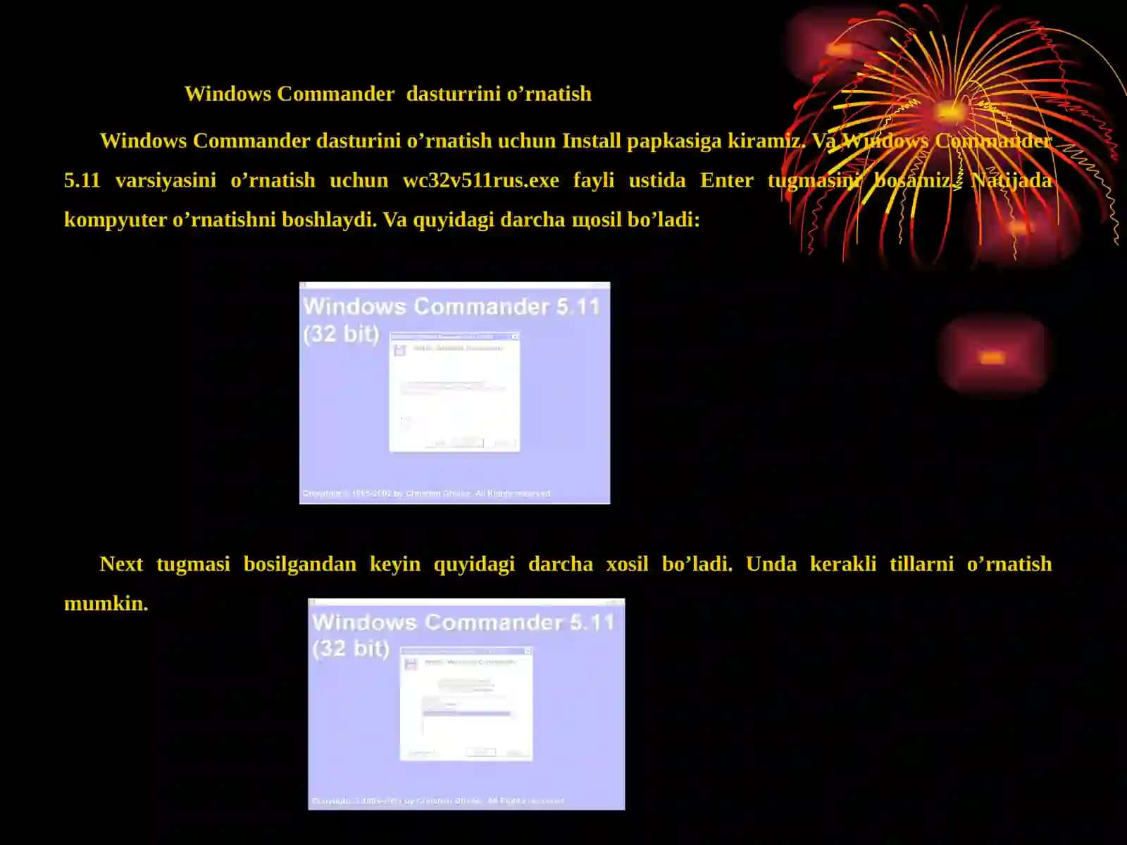 Windows Commanderdasturi 4