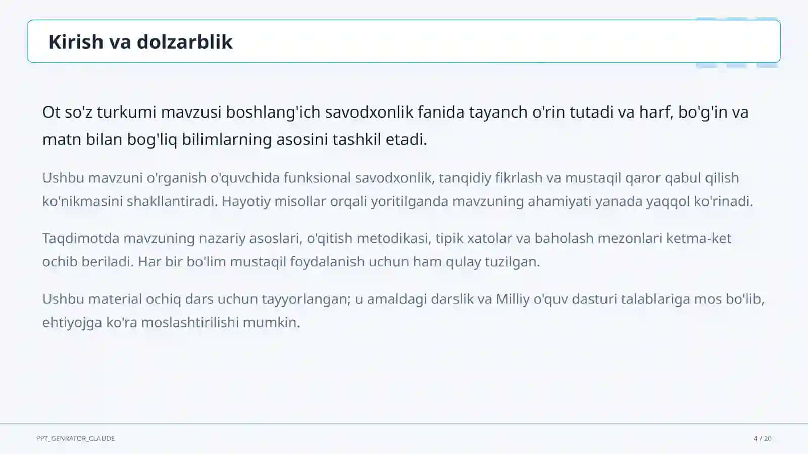 Ot so'z turkumi (3-sinf) 4