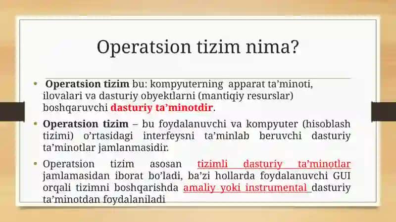 Operatsion tizimlarfaninig mazmuni va mohiyati 4