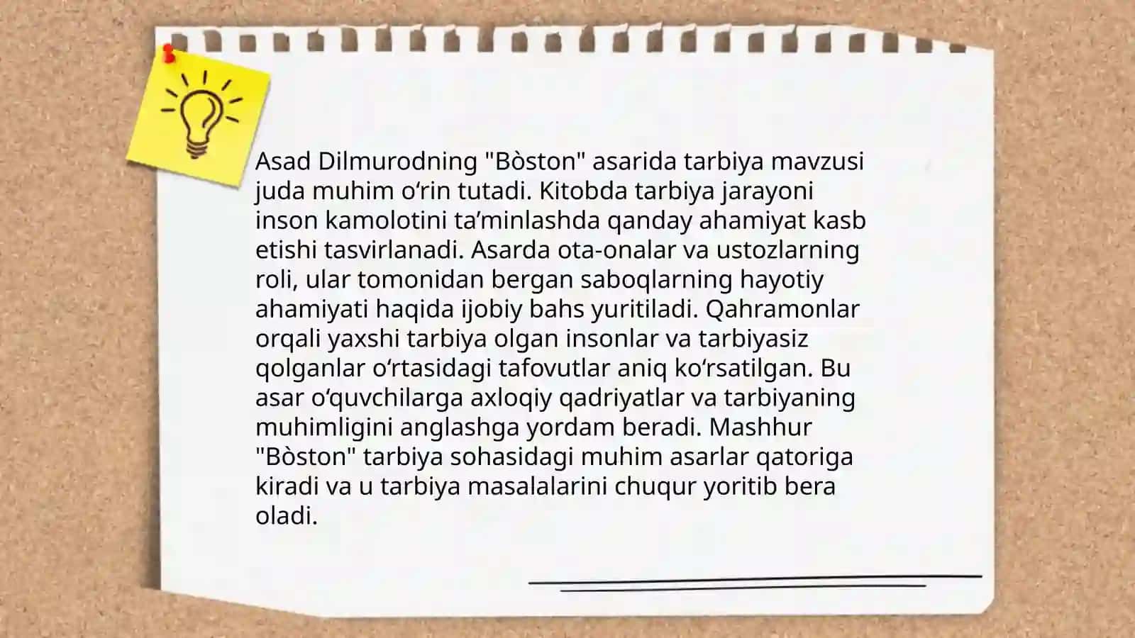 Muslihiddin Saʼdiy "Guliston","Bòston" asarlarida talim va tarbiya masalalarining yoritilishi 4