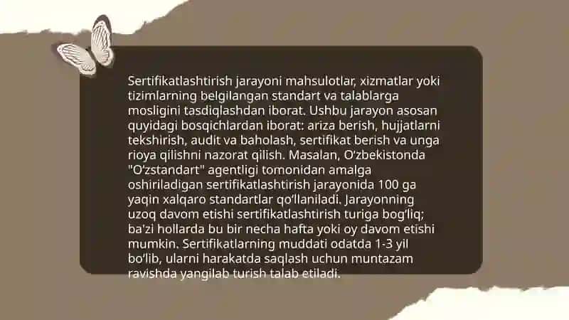 Sertifikatlashtirish Omillari 4