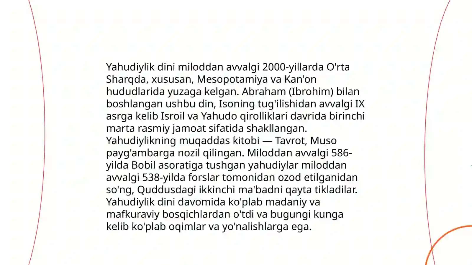 Dinshunoslik:Milliy dinlar 4