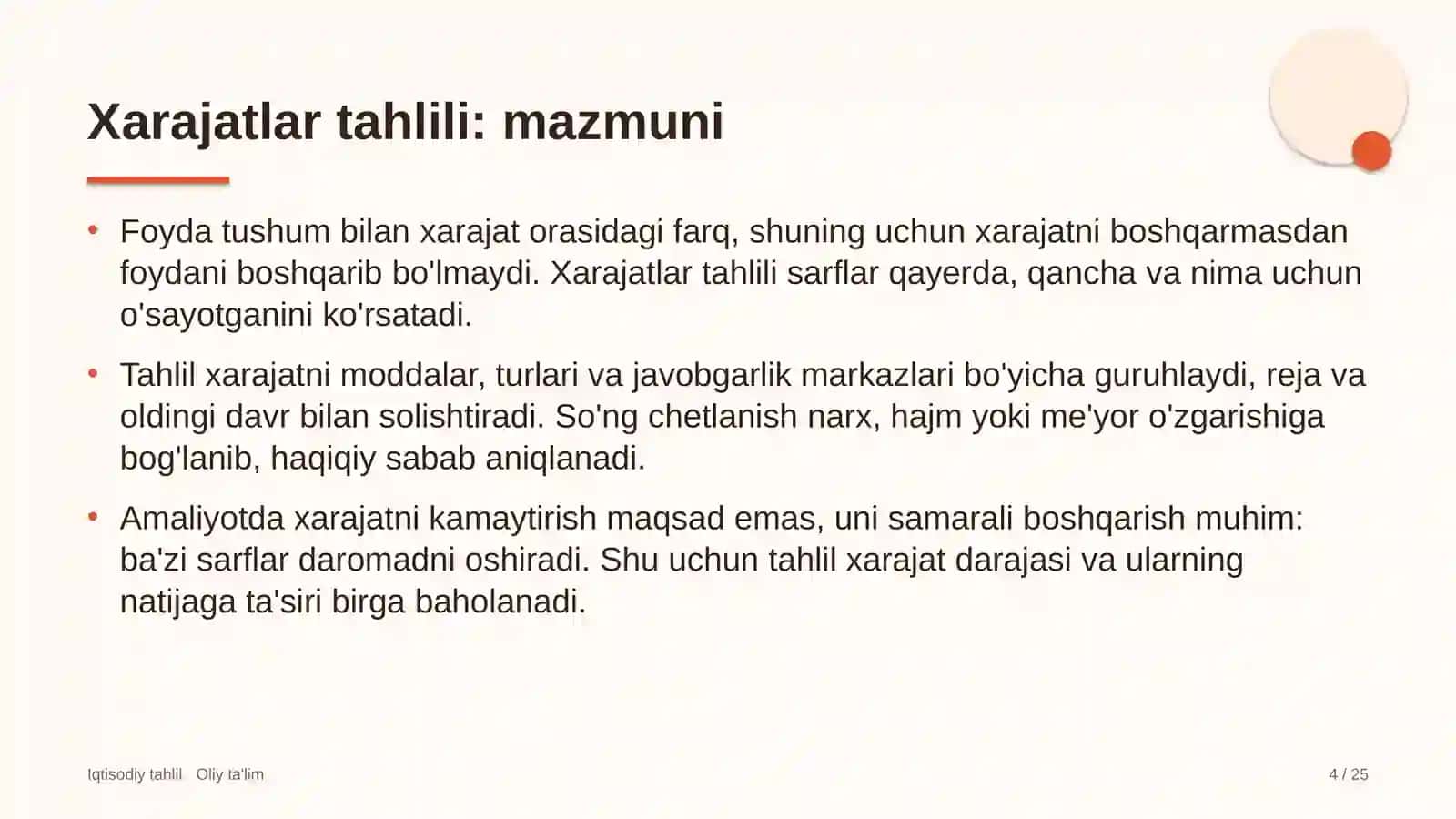 Aviachipta sotish agentliklarida xarajatlar tahlili 4