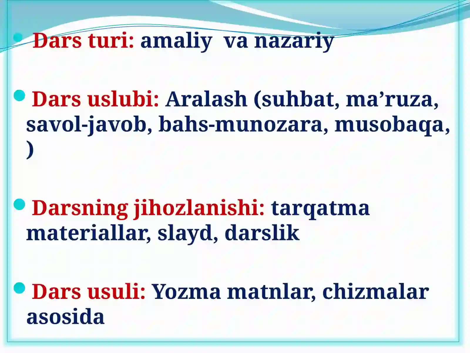 O`tkazgan bir soatlik ochiq dars ishlanmasi 4