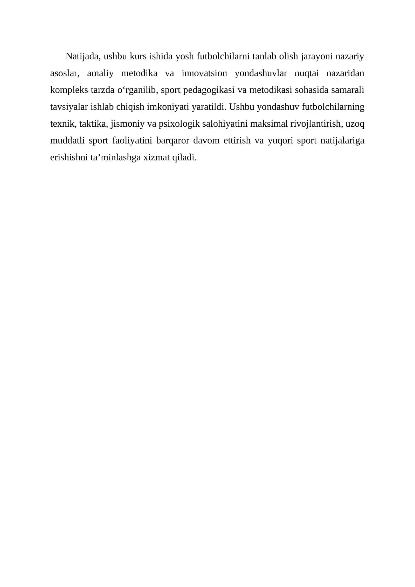 YOSH FUTBOLCHILARNI TANLAB OLISH XUSUSIYATLARI 4
