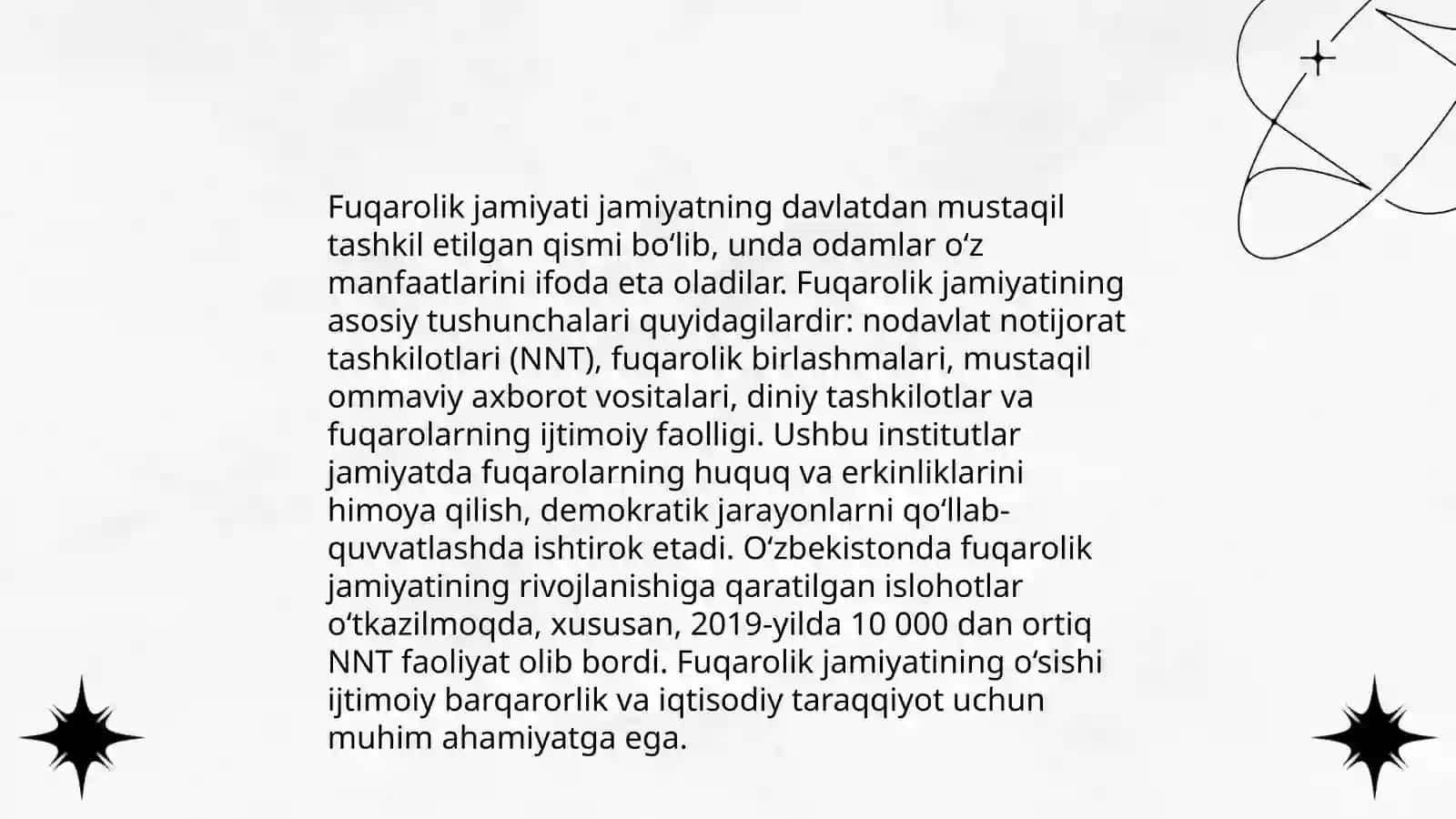 O‘zbekistonda Demokratik, Fuqarolik Jamiyati Asoslari 4