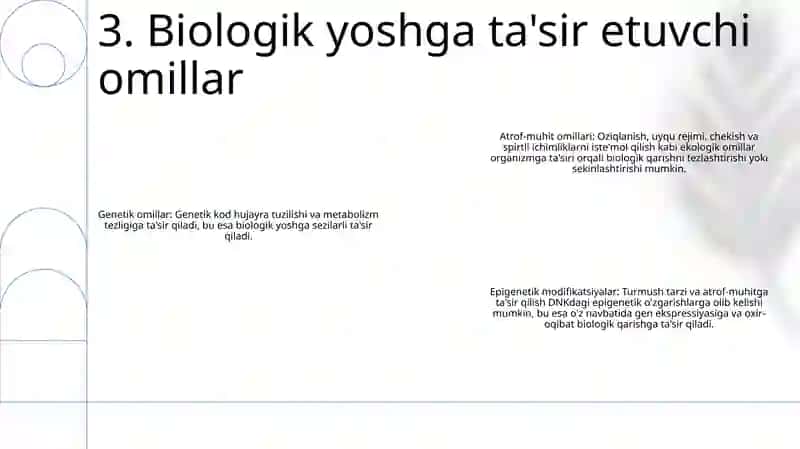 Odamning Kalendar Va Biologik Yoshi 4