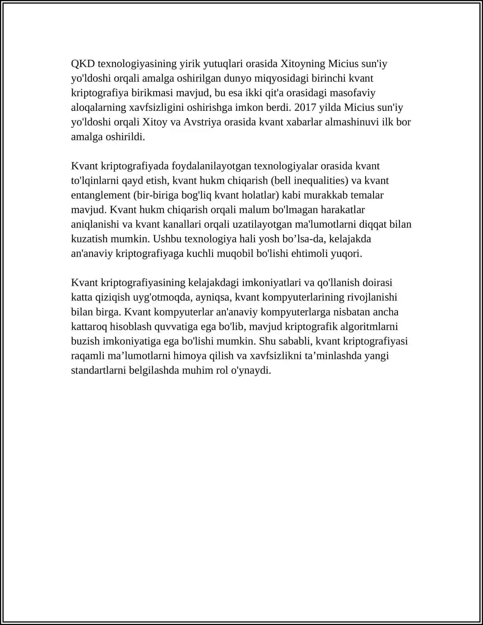 Kvant kriptografiyasi 4
