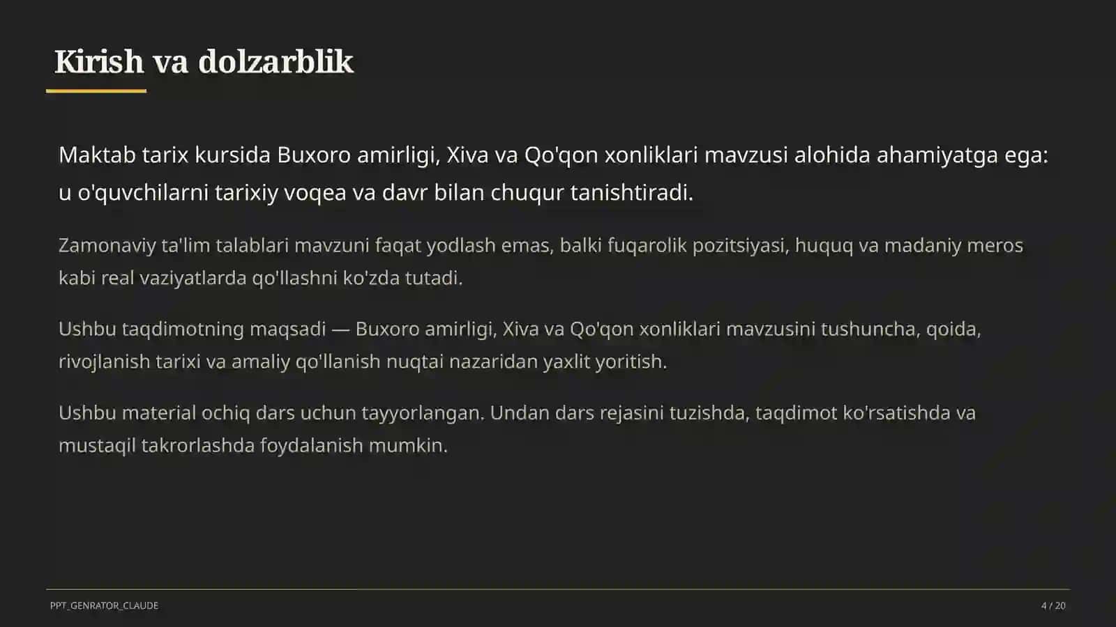 Buxoro amirligi, Xiva va Qo'qon xonliklari (8-sinf) 4