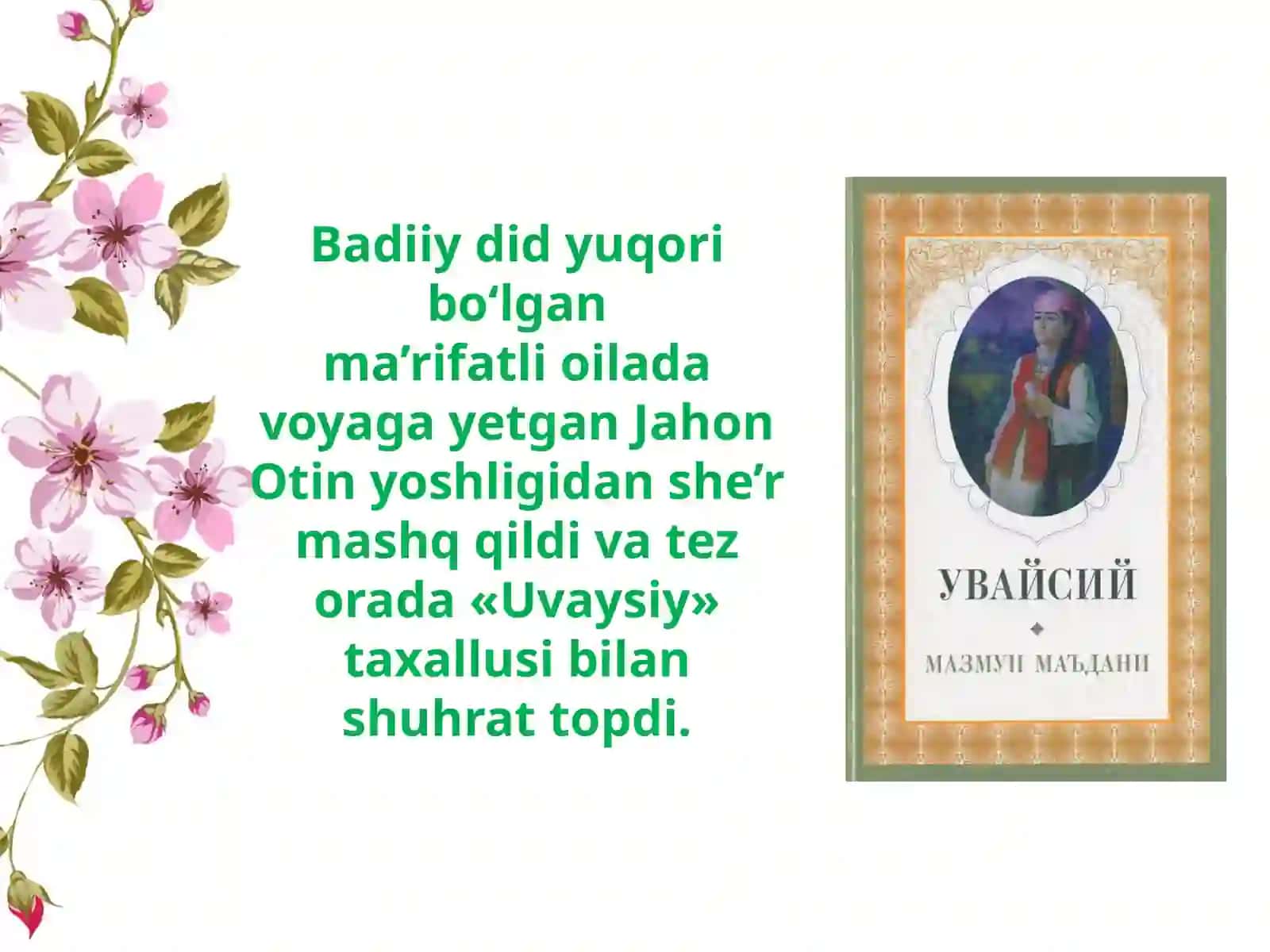 Jahon Otin Uvaysiy 4