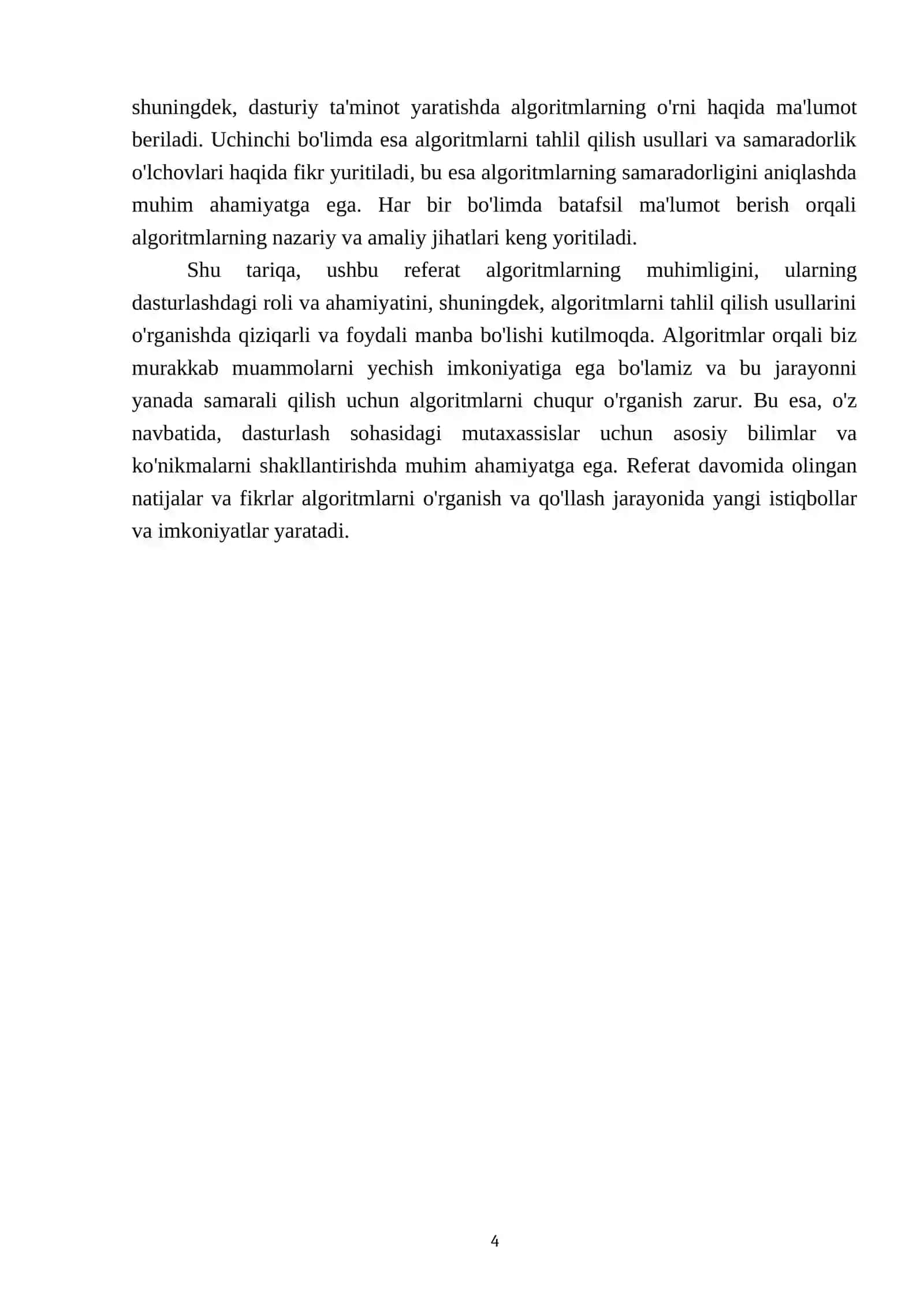 Algoritmlar 4