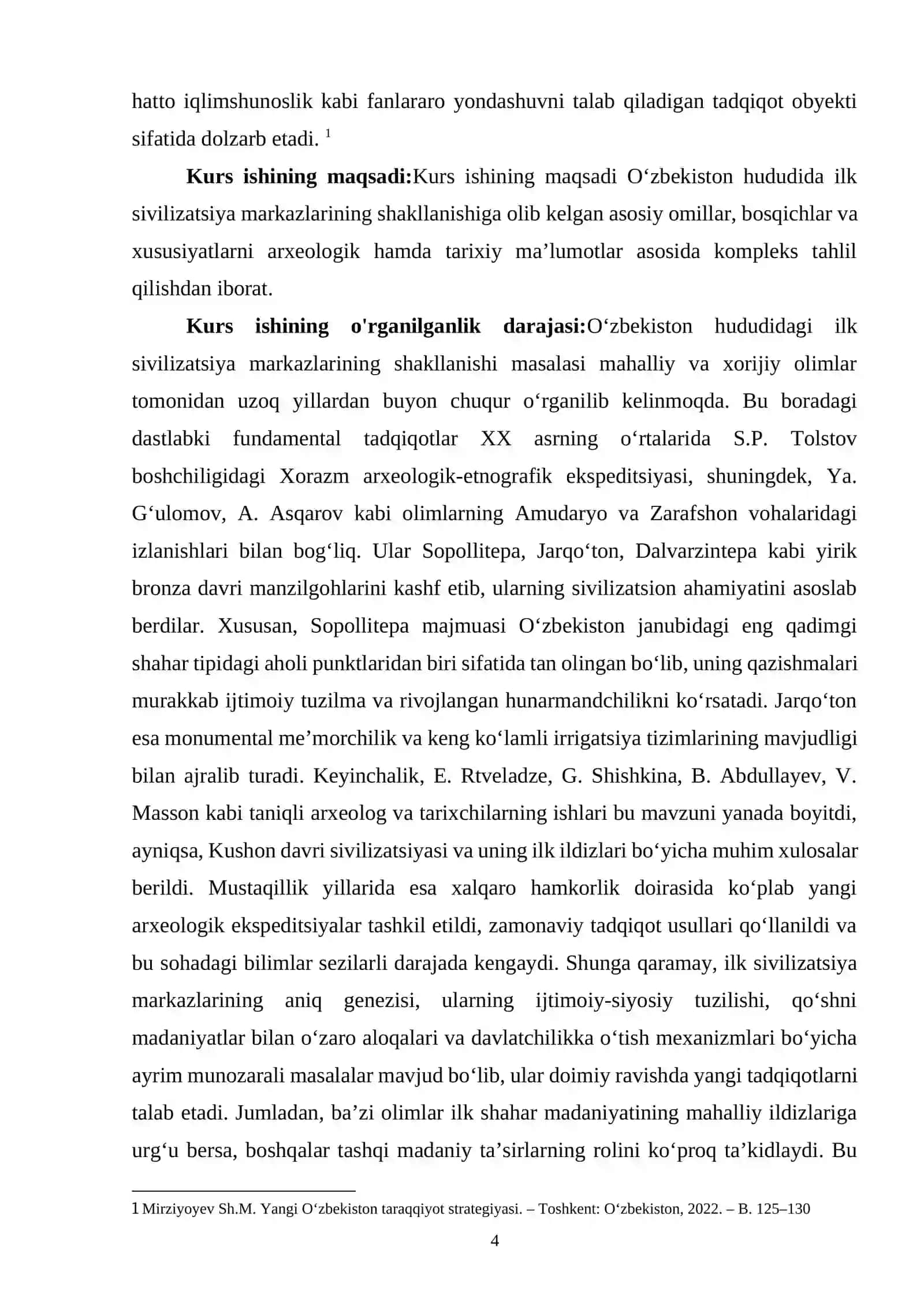 O'zbekiston hududida ilk sivilizatsiya markazining shakillanishi 4