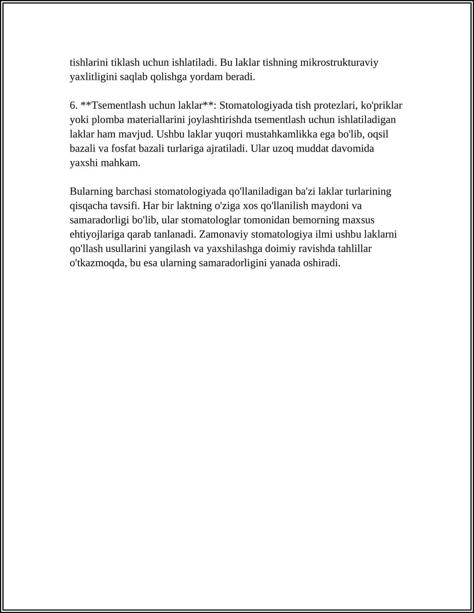STOMATOLOGIYADA ISHLATILUVCHI LAKLAR 4