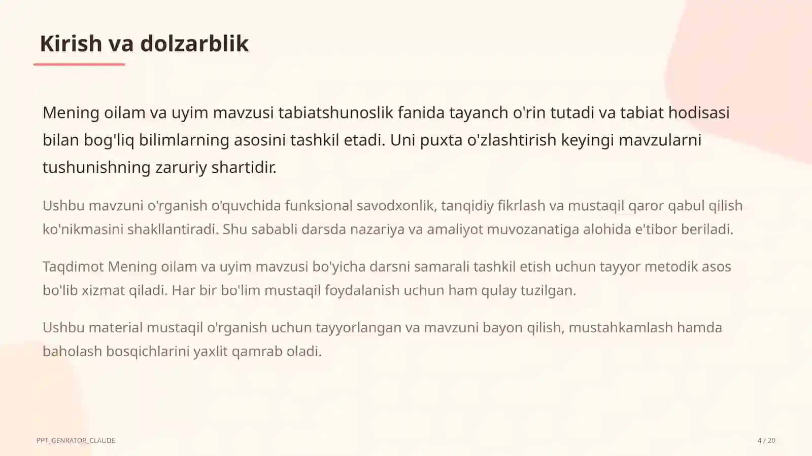Mening oilam va uyim (1-sinf) 4