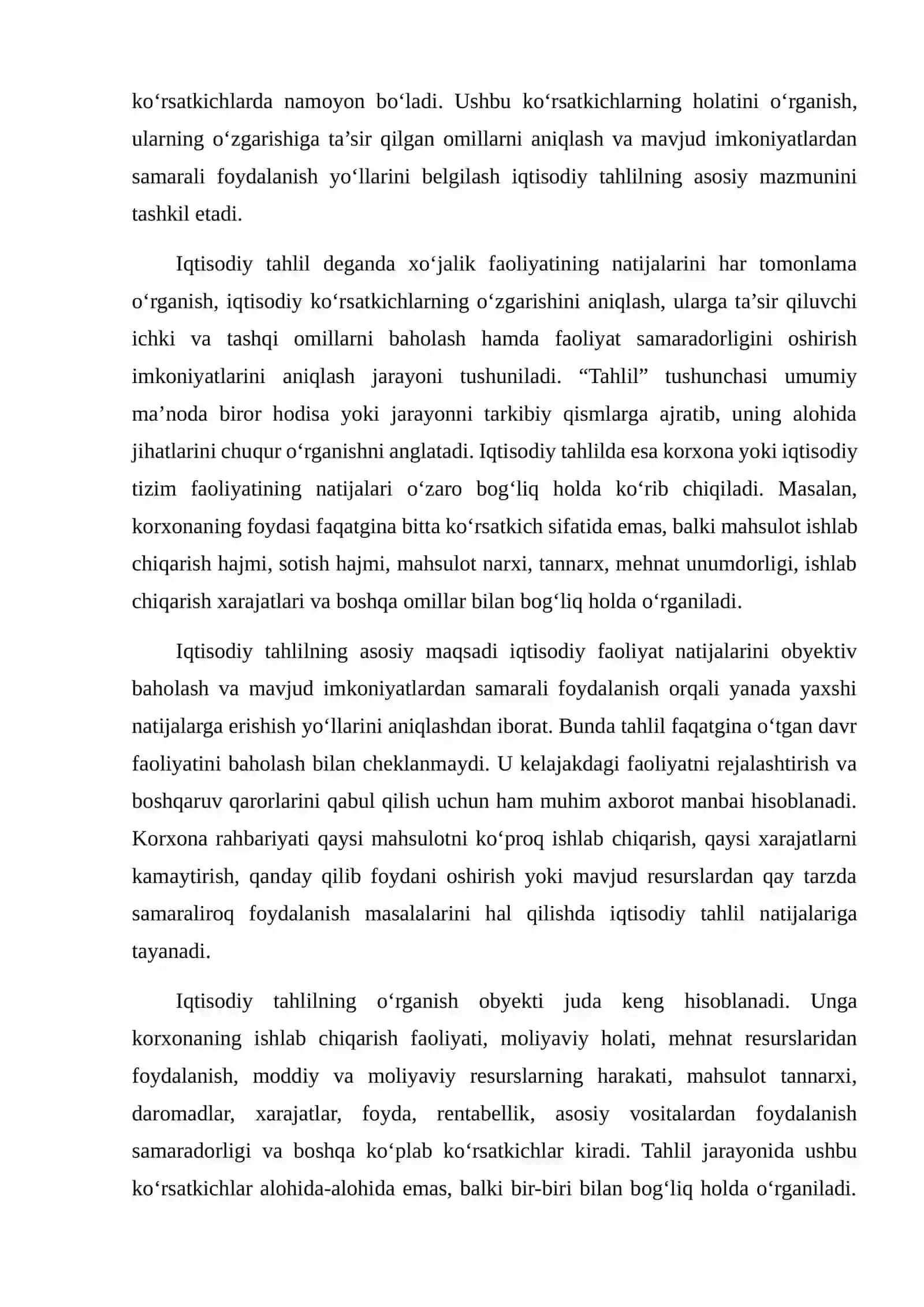 IQTISODIY TAHLILNING ASOSIY TAMOYILLARI 4