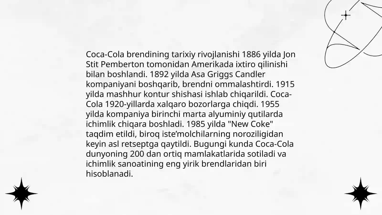 Coca Cola marketing haqida 4