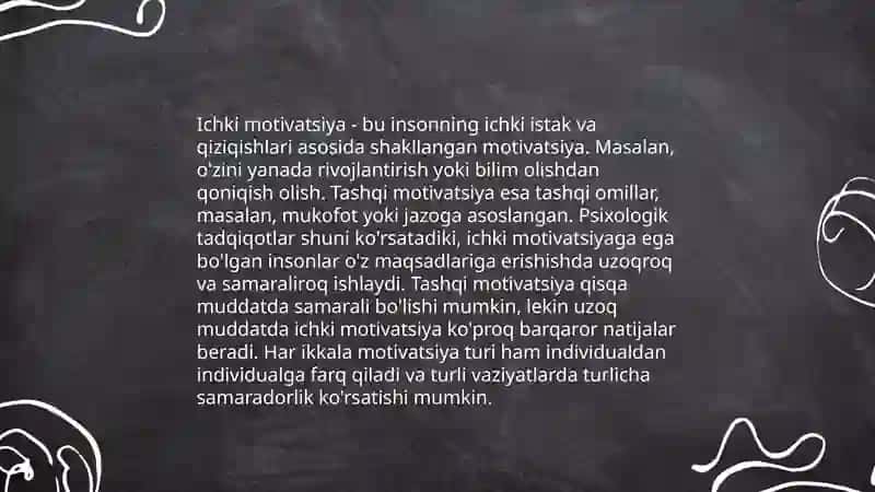 Motivatsiya haqida umumiy tushuncha 4