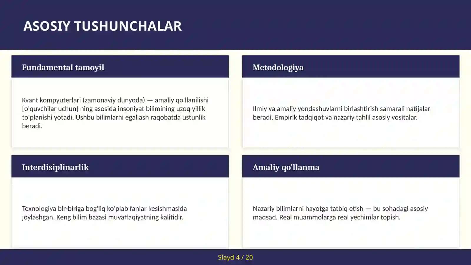 KVANT KOMPYUTERLARI (ZAMONAVIY DUNYODA) — AMALIY QO'LLANILISHI [O'QUVCHILAR UCHUN] 4