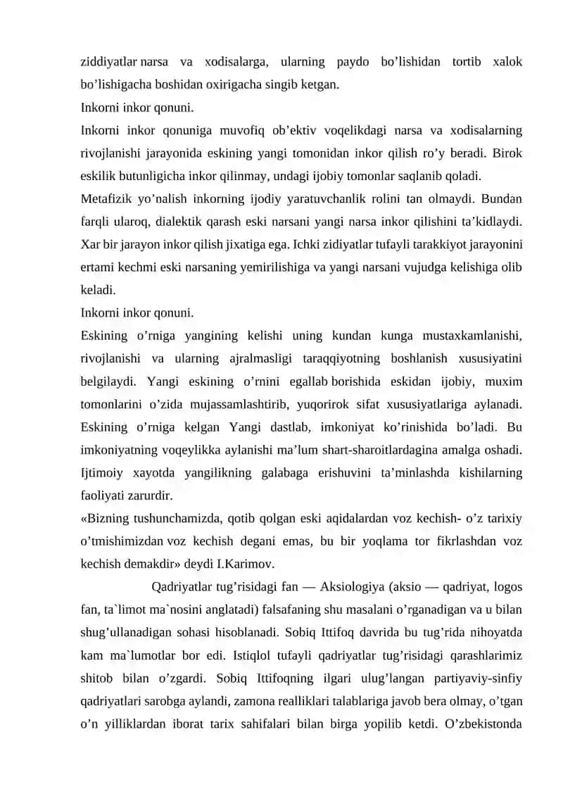 Falsafiy qonunlar tahlili 4