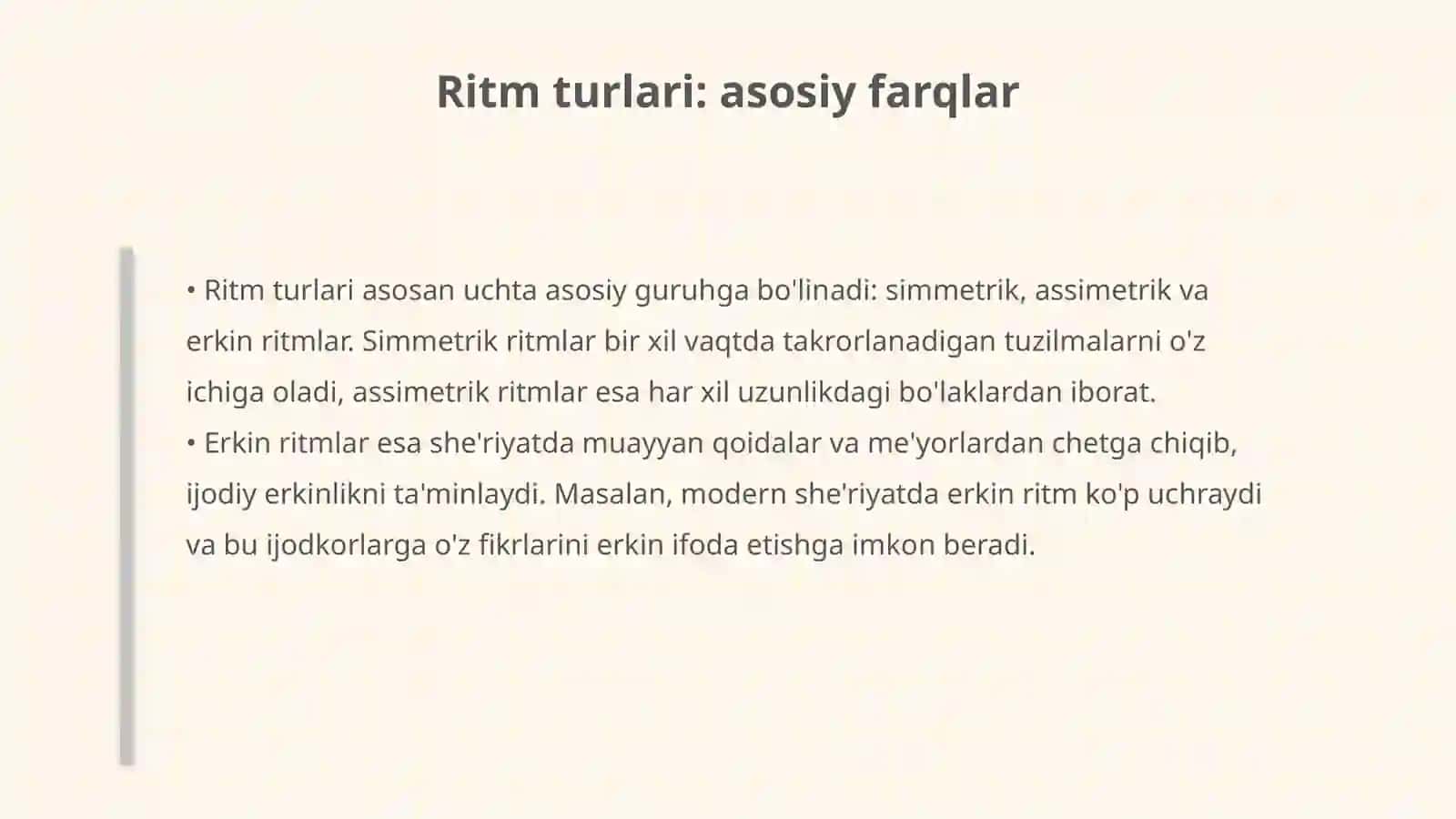 Ritm.She’riyatda ritm turlari 4