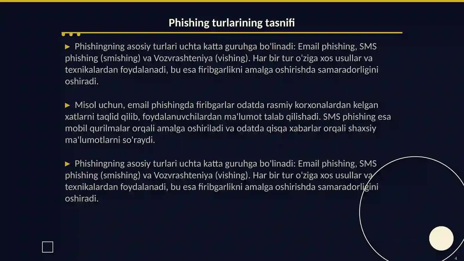 Phishing turlari 4
