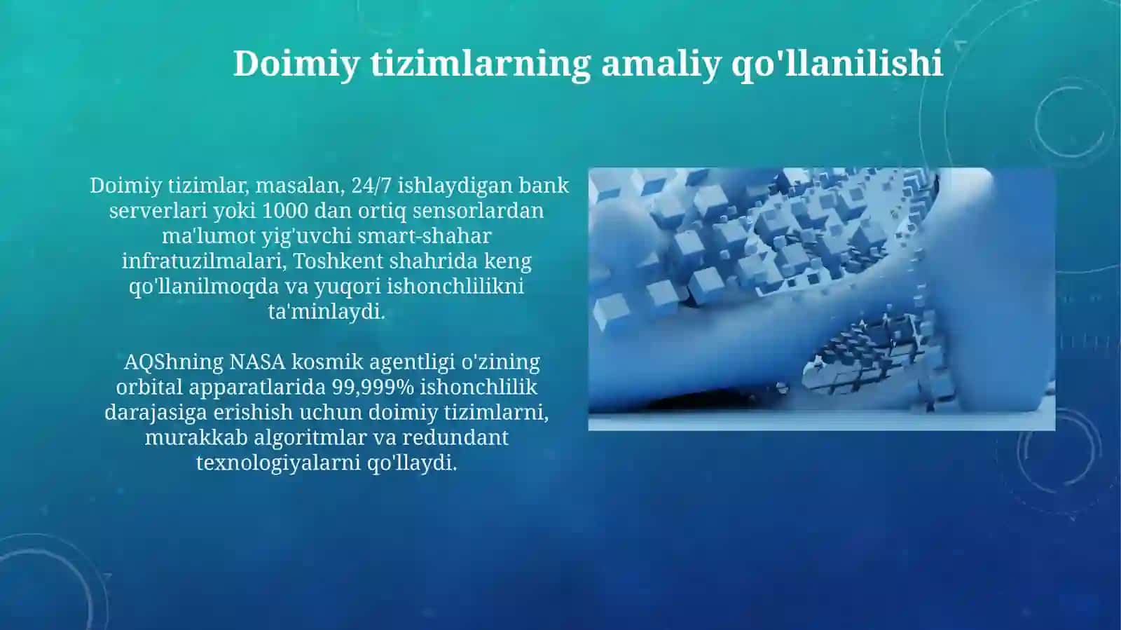 Uzluksiz tizimda informatika va axborot texnalogiyalari fani 4