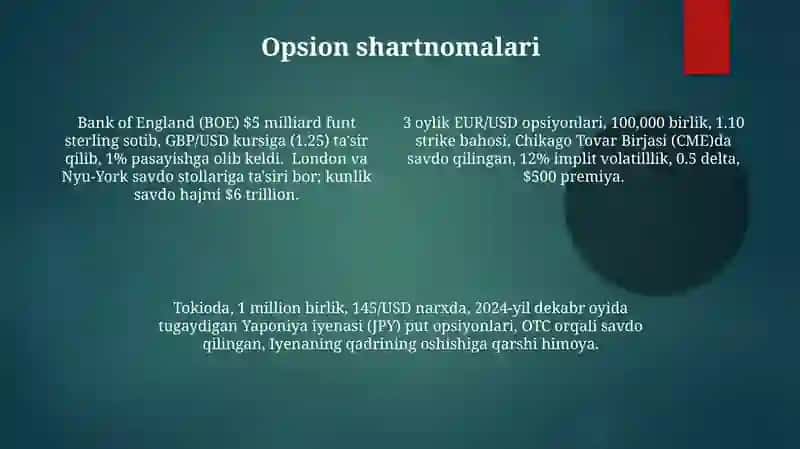 Xorijiy valyuta bozorlaridagi operatsiyalar 4