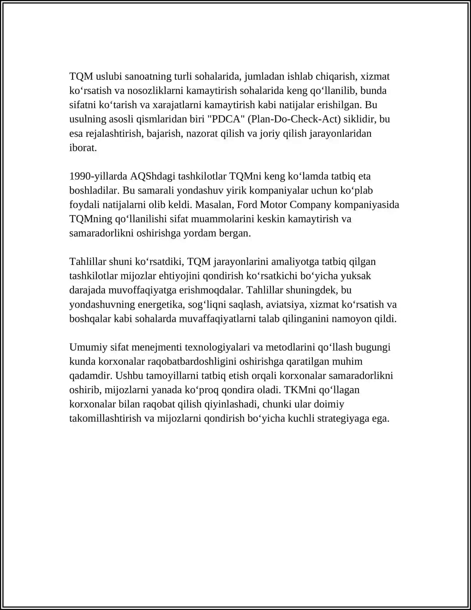 TOTAL QUALITY MANAGMENT 4