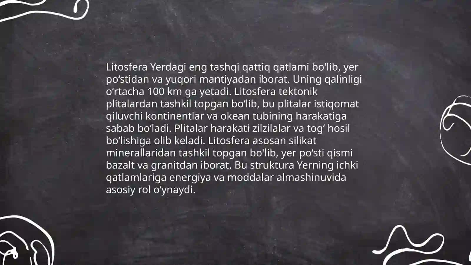 Foydali qazilmalar. Litosfera. Gidrosfera 4