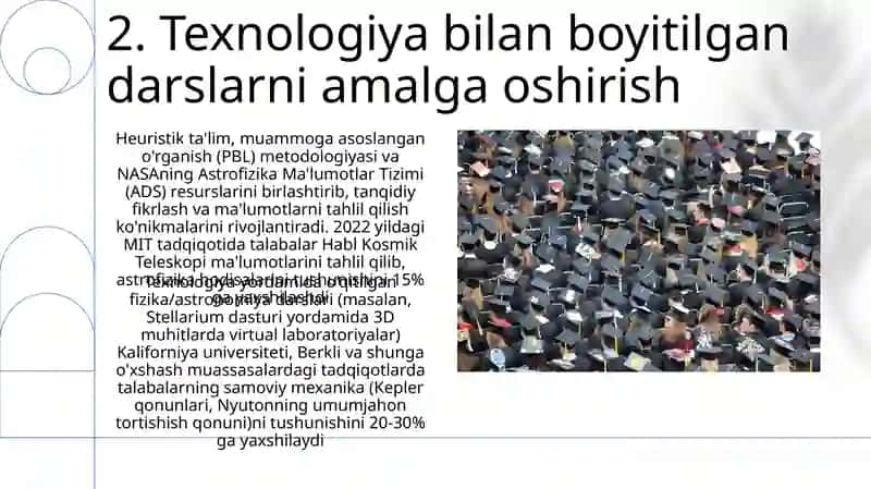 Evristik taʼlim texnologiyalarining fizika va astronomiya oʻqitish jarayonida foydalanish metodikasi 4