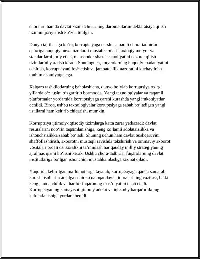 KORRUPSIYANING MOHIYATI VA UNING OQIBATLARI 4