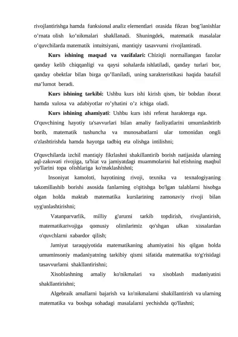 Chiziqli normalangan fazolar 4
